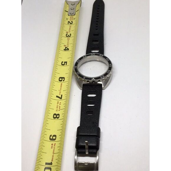 Authentic Michael Kors Watch Parts Links Case Band 18mm Black A665 - Picture 1 of 9